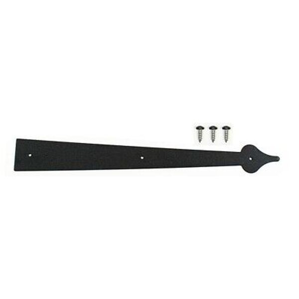Garage Door Decorative  Black 18" Strap Hinges  + Hardware