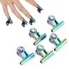 Nail Extension Clips - 5pcs Stainless Curve C Nail Extension Clips Multi-functional Nail Art Accessories for Long Nail and Thin Nail