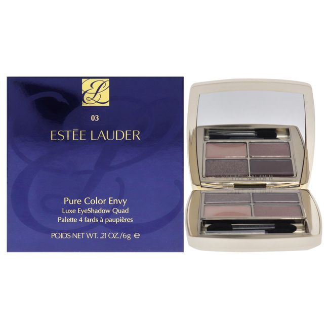 Estee Lauder Pure Color Envy Luxe Eyeshadow Quad 03 Aubergine Dream