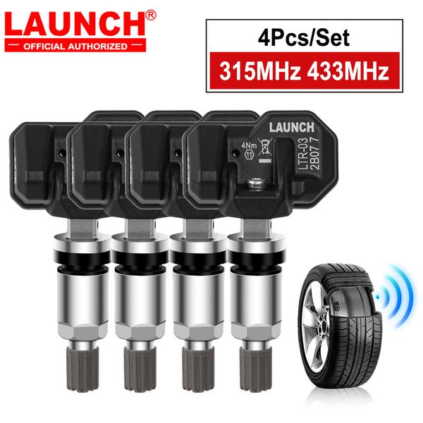 LAUNCH LTR-03 Universal Tire Pressure Sensor Car TPMS Programmable 315MHz+433MHz