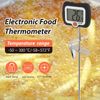 10 Inch Long Digital Candy Thermoometer with Pot Clip,Deep Fry Thermometer,Ro