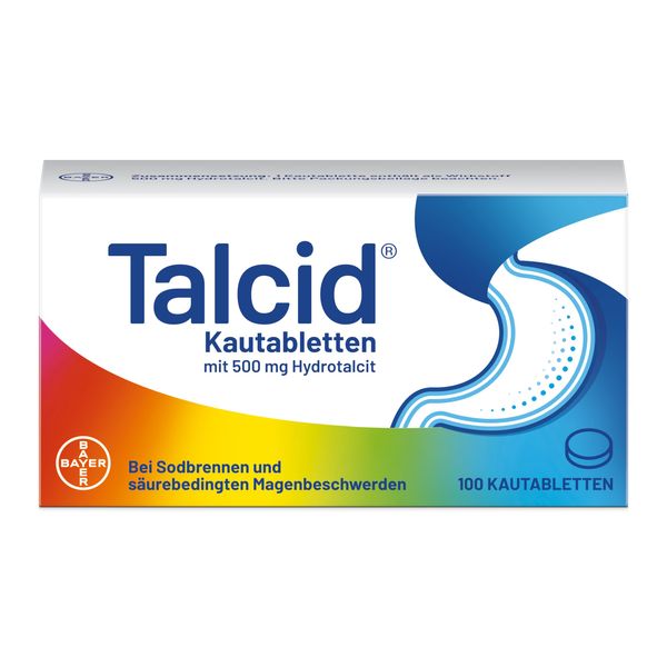 Talcid Kautabletten, 100 St. Tabletten