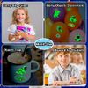 Leesgel 30 Sheets Luminous Outer Space Tattoos for Kids, Space Stickers, Temporary Tattoos Space Toys Gifts for Space Party Decorations, Space Party Bag Fillers Birthday Supplies Games Prizes Favours