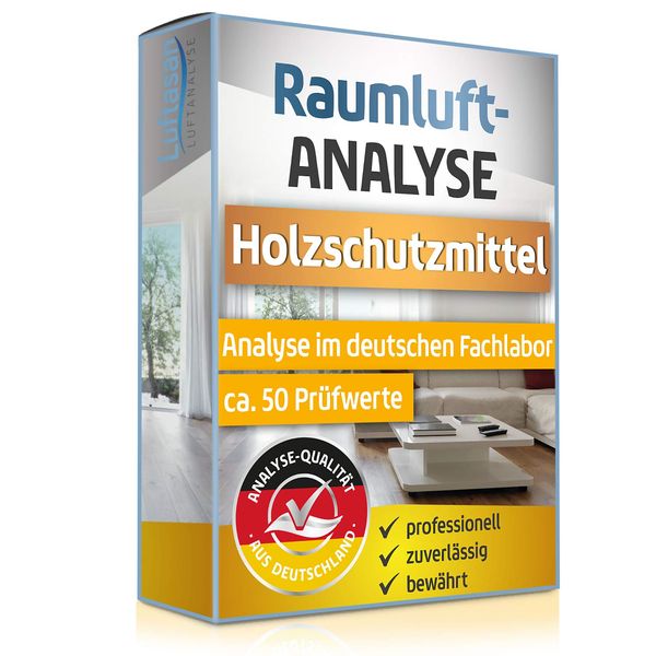 Room Air Test for Wood Preservants, PCB, PAH and Other Materials - Dust or Material Analysis in the Laboratory