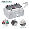 MECCANIXITY IP67 Push Button Box ABS Green Button Lock Button Selector Switch for Indoor and Outdoor Electrical Communication Fire Equipment