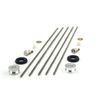 Drywall Flat Box 10" Blade Replacements with Wheel Replacement Kit