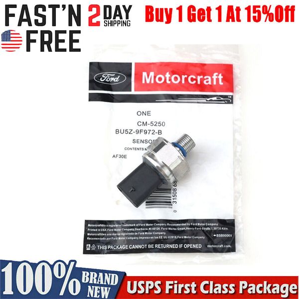 Fuel Injection Pressure Sensor CM-5250 BU5Z-9F972-B For Ford 12-23 Motorcraft