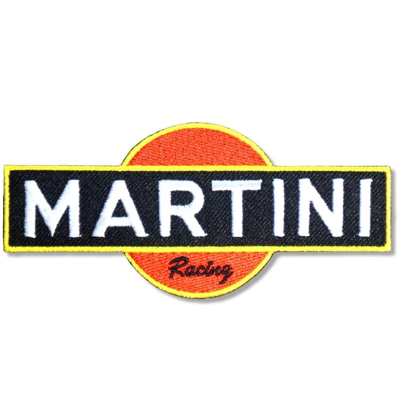 MARTINI Racing Embroidered Iron Patch, Martini Racing Car, American ...