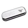 Vulcan Bomber Aircraft Design with Personalised Engraved Message Chromed Glasses Case Box