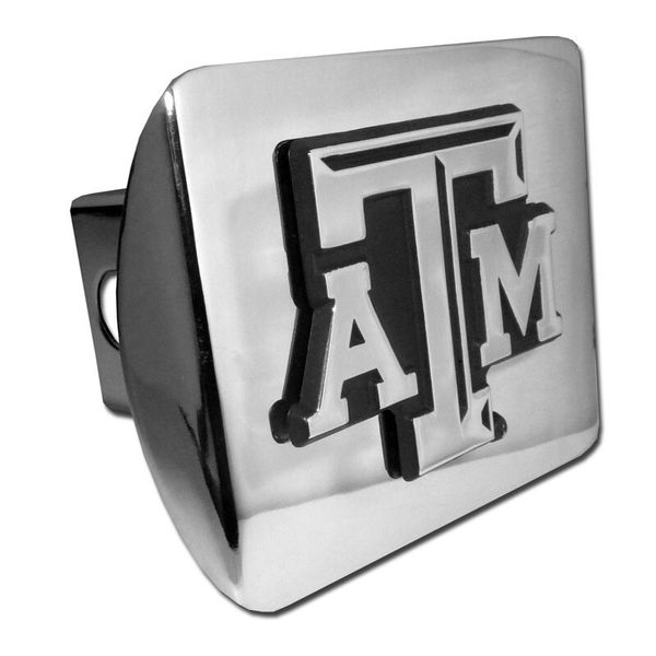 Texas A&M ATM Chrome Metal Hitch Cover