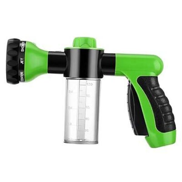 Soap & Shampoo Dispenser for Pet Wash and Garden Hose Sprayer Nozzle