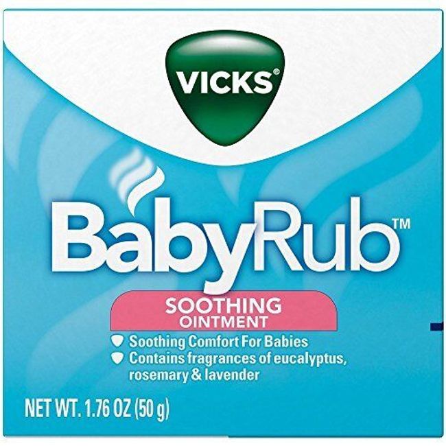 4 Pack Vicks Babyrub Soothing Ointment Comfort For Babies 1.76Oz Each