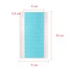 Hair Extension Tape Tabs 72pcs Double Sided Adhesive for Hair Weft Replacement 4 x 0.8cm Blue