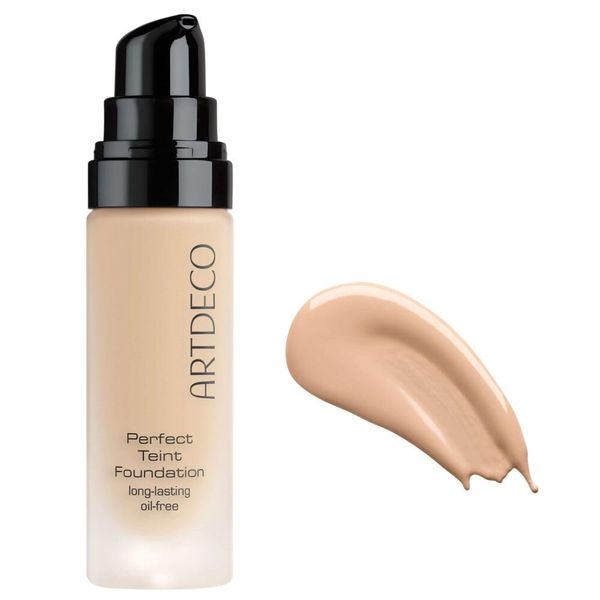 ARTDECO Perfect Teint Foundation - langanhaltende, flüssige Foundation ohne Öl und ohne Maskeneffekt - 1 x 20 ml