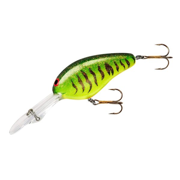 Norman Lures DD22 Deep-Diving Crankbait Bass Fishing Lure, Freshwater Fishing Accessories, 3", 5/8 oz, Firetiger