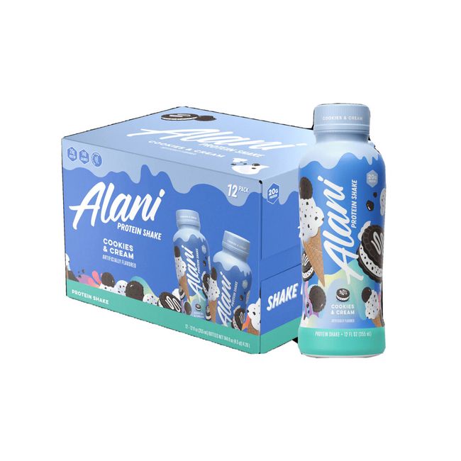 Alani Nu Fit Shake Protein Shake Cookies And Cream 20 Grams 12 Oz Pack