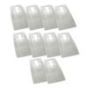 Versa Tool MB10N 52mm Flat Cut Stainless Steel Scraper - 10/Pack