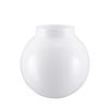 Aspen Creative 28001-21, 6" White Acrylic Replacement Lamp Post Globe with 3-1/4" Threaded Neck
