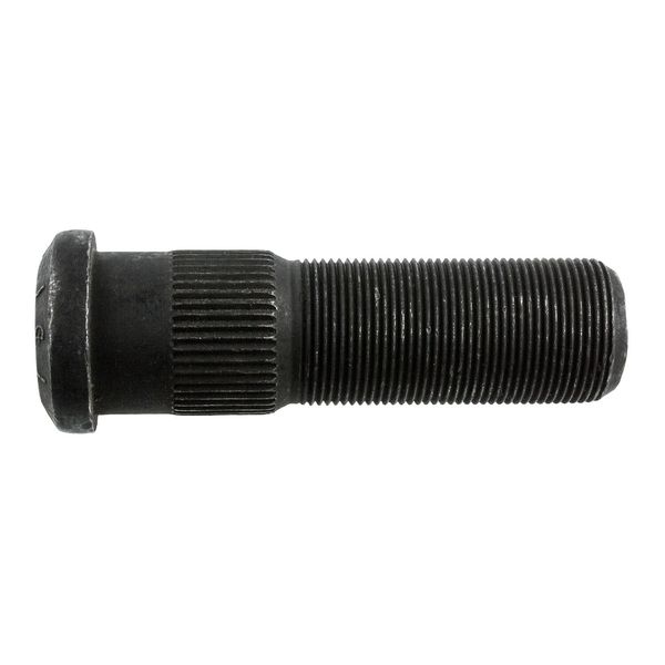 WHEEL LUG STUD - LEFT HAND (LH) 1-1/8"-16 THREAD - 1.248" KNURL - 4.0" LONG
