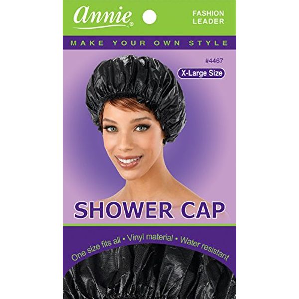 Annie Shower Cap, Black