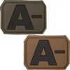 Mil-Tec Patch 3D Blood A Negative Dark Coyote