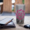 Artificial intelligence black icon. Algorithm. Deep learning Stainless Steel Insulated Tumbler