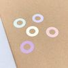 800 Pack, Hole Punch Reinforcement Paper Ring Labels Stickers - 5 Colours