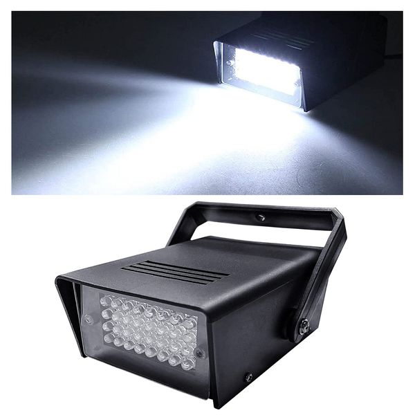 Stroboskop Disco Licht, 32 LED Strobe Light Disco Blitzlicht Party led Stroboskop Tragbares Blitzlicht für Parties Geburtstag Hochzeit Show Club Pub