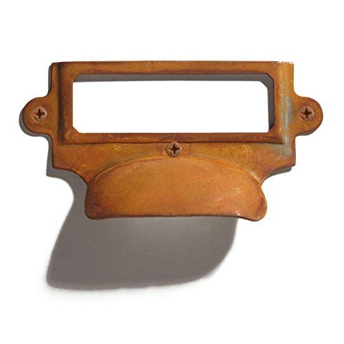 Signature Hardware 247920 3-3/4 Inch Center to Center Cup Cabinet Pull - Black Powder Coat