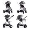 Babymore Memore V2 Pram Pushchair 11 Piece – Chrome