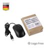 Perixx PERIMICE-209U Mouse Wired USB Basic 1000DPI Optical Sensor 3 Button 1.8M Cable for Windows 7/8/10, Linux, Mac OS, Chrome OS, Raspberry Pi (Black)
