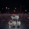 5 Pcs Mute Button 6x6x7.3mm Square Switch Silent Switch Button Micro 10 Million Mouse Micro Industrial (Black, Red)