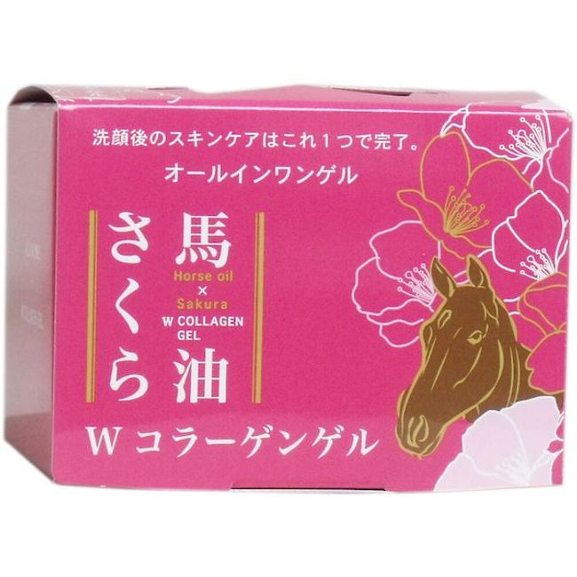 4976551014963 Horse Oil Sakura W Collagen Gel 100g [Cancellation not possible] Horse Oil Sakura W Collagen Gel Horse Oil Sakura W Collagen Gel Horse Oil Horse Oil Cream Bath Supplies Bath Goods Umayu