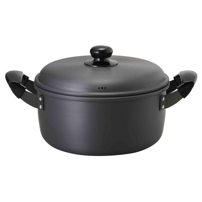 Bestco ND-4035 Double Handed Pot, Gray, 8.7 inches (22 cm), Hard Anodized