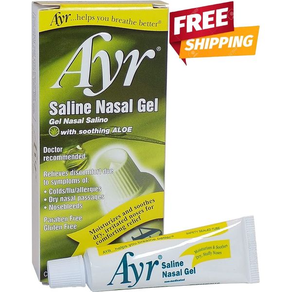 Ayr Saline Nasal Gel, With Soothing Aloe