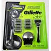 Gillette Labs 2D Flex Disc 5-Blade Razor w/ 8 Cartridges & Docking Stand