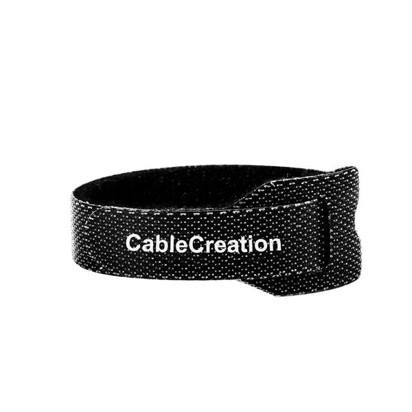 Cable Ties 6 inch/15cm, CableCreation 50PCS Reusable Fastening Organizer Cord/Tie Wrap, Straps Nylon Adjustable Cable Management,Black