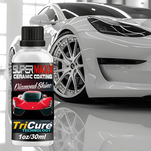 CERAMIC CAR COATING 5 YR SCRATCH RESISTANT "TRICURE TECHNOLOGY" PROTECTION -30ML