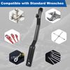 Universal Wrench Extender + Wrench Extender Tool Bar Set 13.5" Wrench Extension