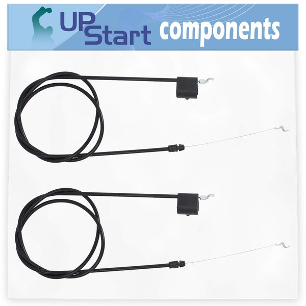 UpStart Components 2-Pack 532183567 Engine Zone Stop Cable Replacement for Craftsman 917375013 Lawn Mower - Compatible with 183567 Control Cable