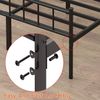 Classic Twin XL Metal Platform Bed Frame with Headboard,Matt