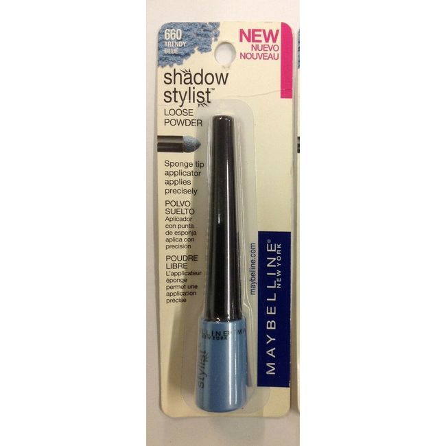 Maybelline Shadow Stylist Eye Shadow TRENDY BLUE #660 NEW.