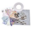 MYmama 14pcs Liberty Print Walnut Patch Pin Kit Craft Kit Handmade