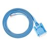 DTech DB9 to RJ45 Ethernet Console Cable Cisco Device Management Serial Adapte (1.8m, Blue)
