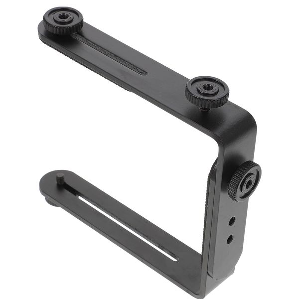 Mobestech Camera Mount Camera Stand Dual L Shape l shape flash holder flash light camera holder l shape flashlight bracket Camera Flash Bracket Braces Webcam Stand