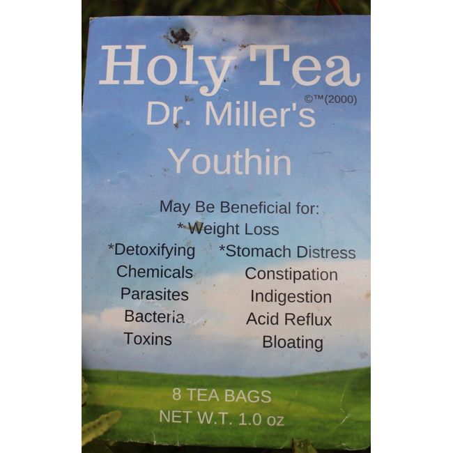 Dr Millers Original YouTHIN™ HOLY TEA - Three Month Supply (24 bags) HUGE SALE!