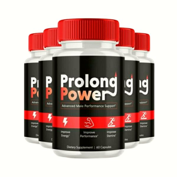 5-Pack Prolong Power to Boost Vitality and Performance for Men - 300 Capsules