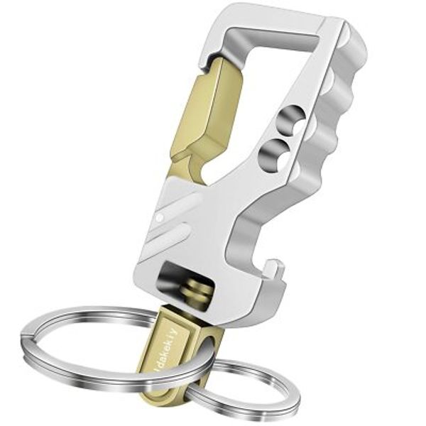 Heavy Duty Key Chain Bottle Opener Carabiner Car KeyChain Clip for Men and Women
