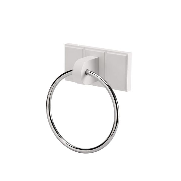 Croydex WA991522 Towel Ring, Pine, White, One Size