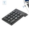 Techson Numeric Keypad with 18 Keys, Wireless Number Pad with 2.4G USB Receiver, Slim Compact for Laptop Notebook Desktop PC Windows